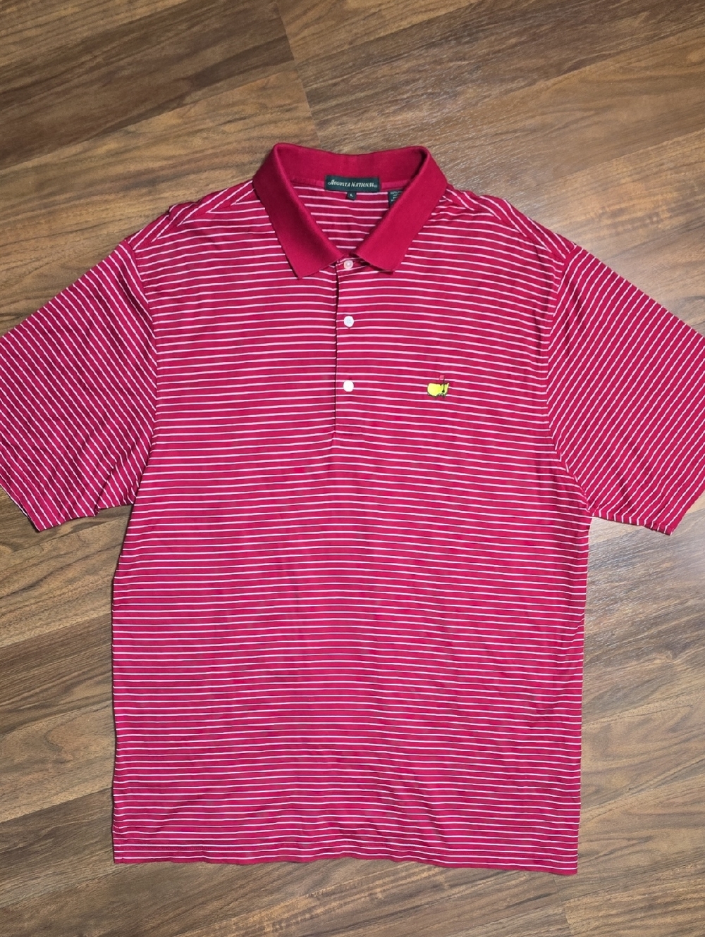 Augusta National Masters Pima Cotton Polo Golf Shirt - Made In Hong Kong VTG